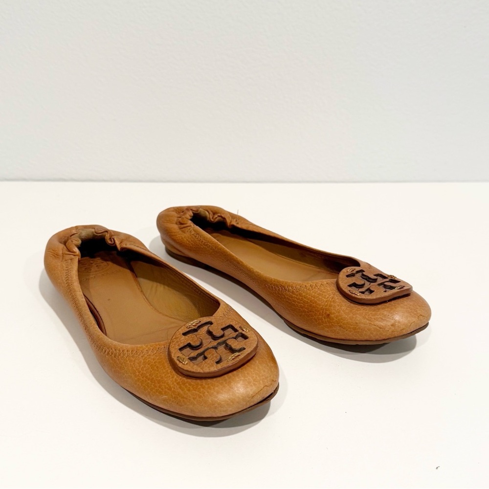 Tory Burch Cognac Reva Balet flats